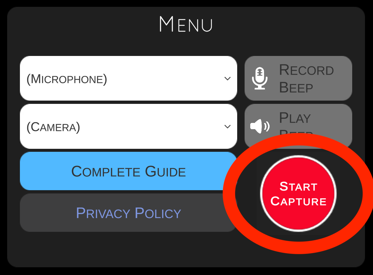 Start Detection Image